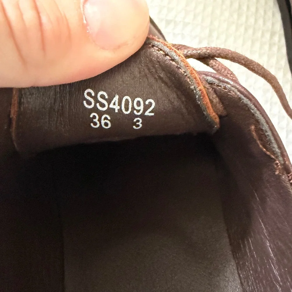 Isaac Mizrahi New York Kids Brown Wingtip Oxford Dress Shoes SS4092 Size 3 36